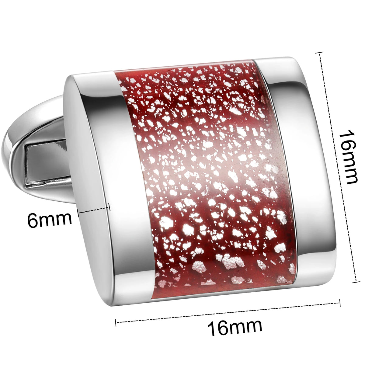 Cufflinks For Men with Gift Box, Handmade with Dichroic glass, Match Suits Cuffs Daily Use Dress for Men and Businessmen