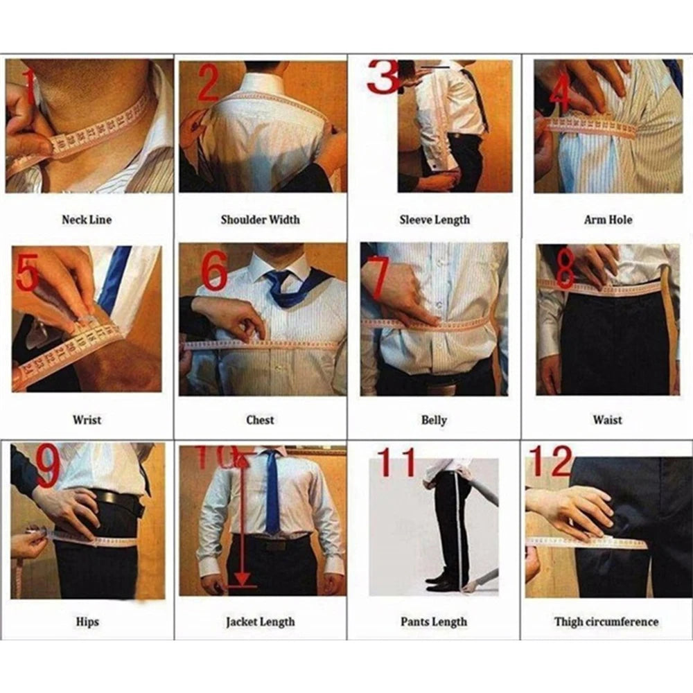 Classic African Suits For Men Formal Business Double Breasted Jacket Slim Fit Tuxedo 2 Piece Sets Man Party Wear Dinner Outfits