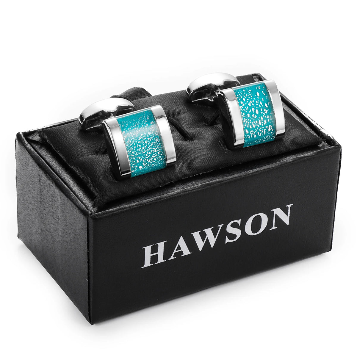 Cufflinks For Men with Gift Box, Handmade with Dichroic glass, Match Suits Cuffs Daily Use Dress for Men and Businessmen