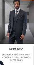 EXPLO-BLACK (Modern Fit)