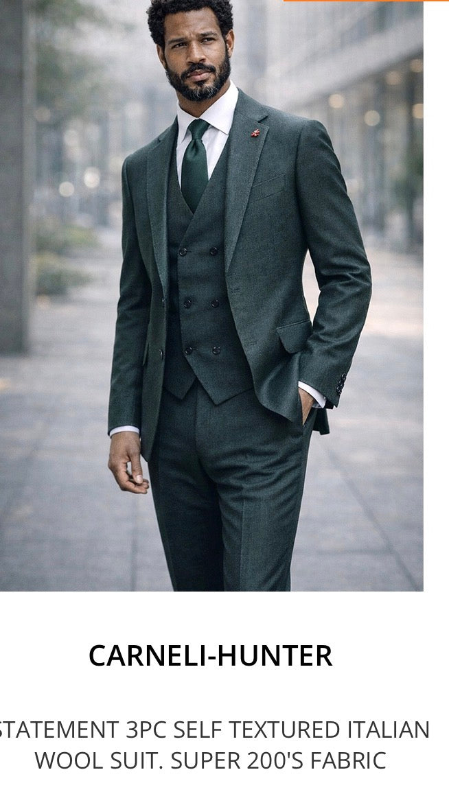 CARNELI-HUNTER GREEN (Modern Fit)