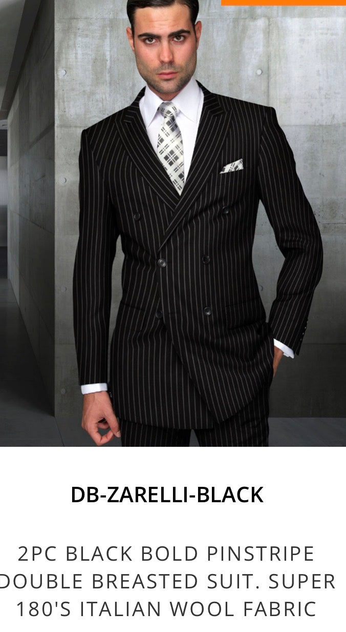 ZILONI-4-BLACK 3-piece suit (Modern Fit)