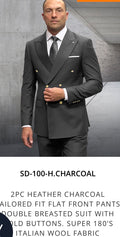 SD-100-H.CHARCOAL (Modern Fit)