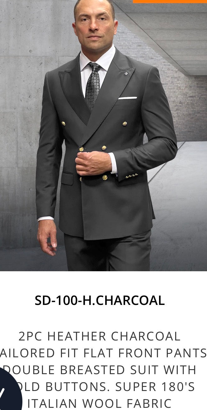 SD-100-H.CHARCOAL (Modern Fit)