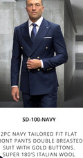 SD-100-NAVY (Modern Fit)