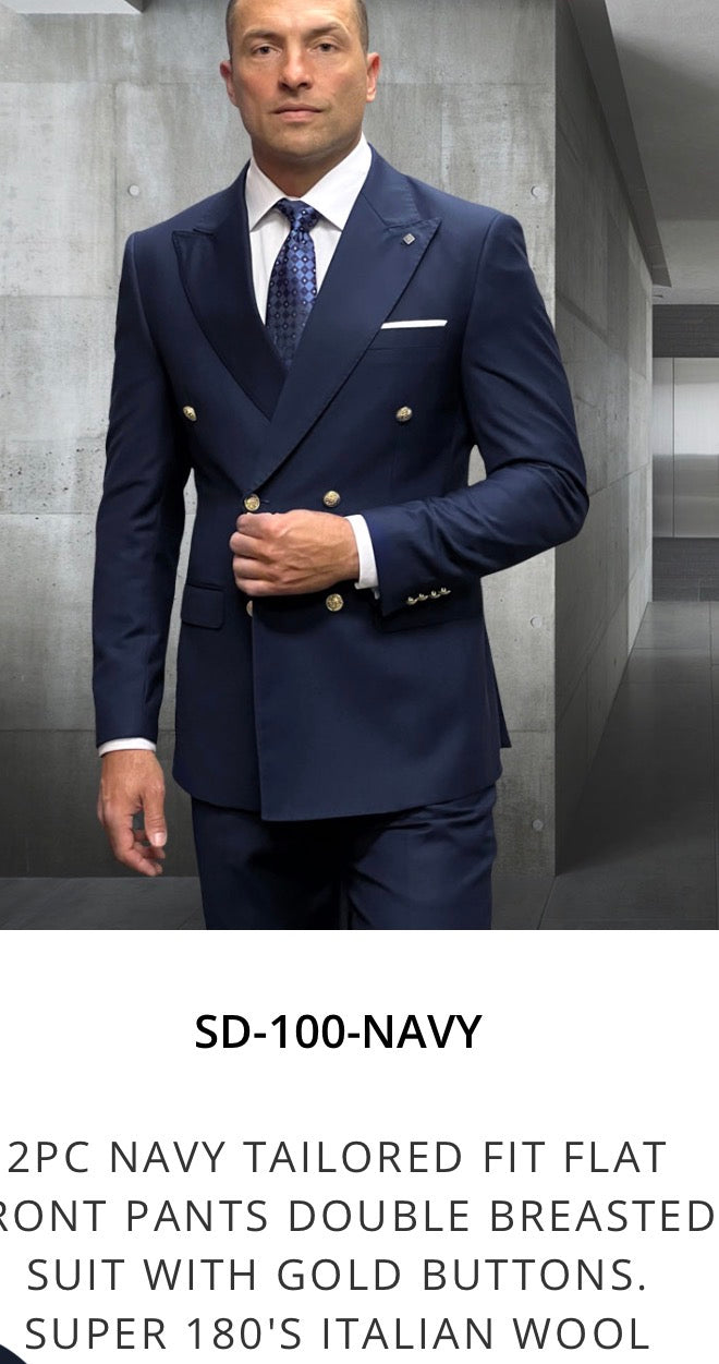 SD-100-NAVY (Modern Fit)