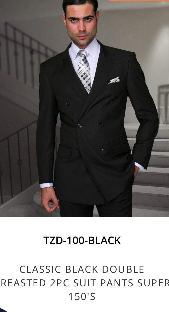TZD-100-BLACK (Modern Fit)