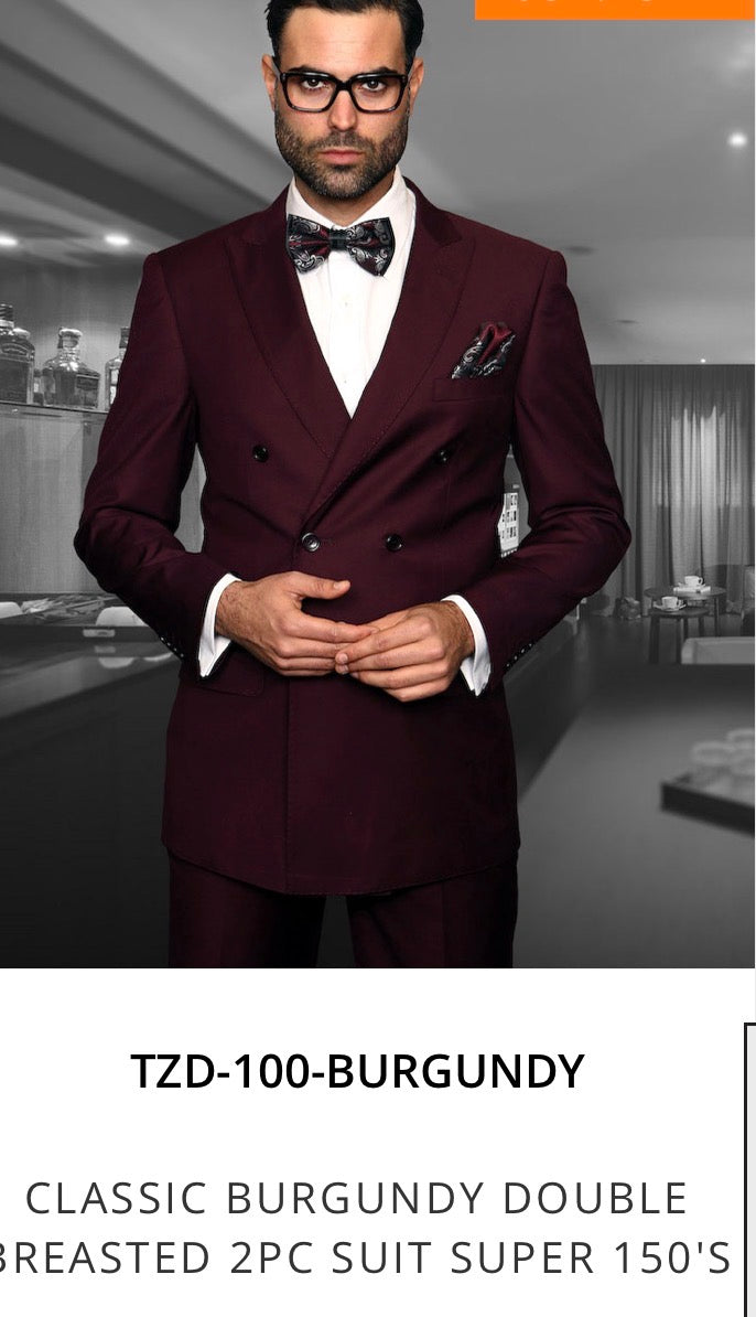TZD-100-BURGUNDY (Modern Fit)