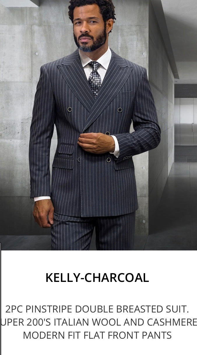 KELLY-CHARCOAL (Modern Fit)