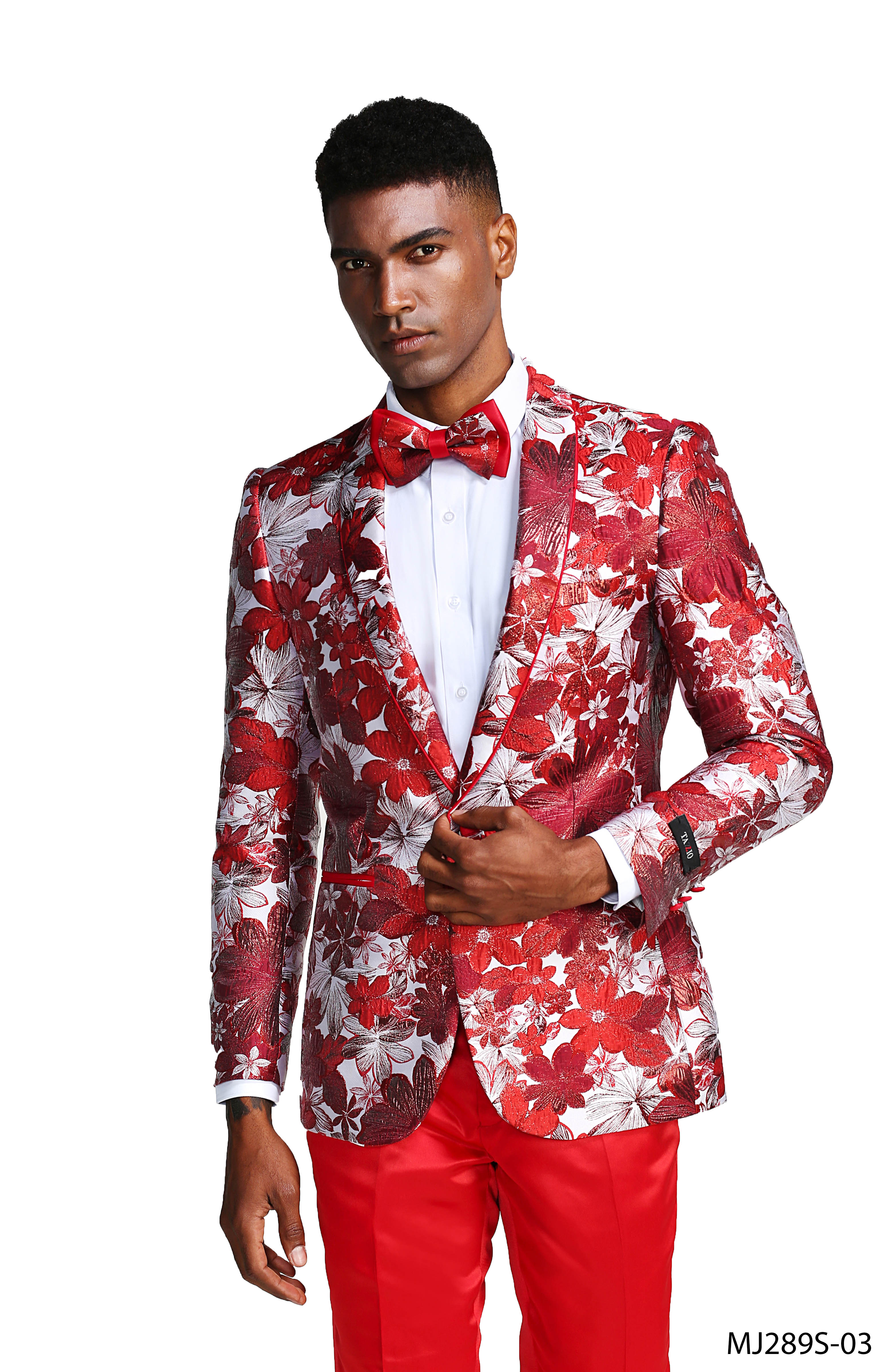 Shawl Collar Blazer Jacket with Bowtie