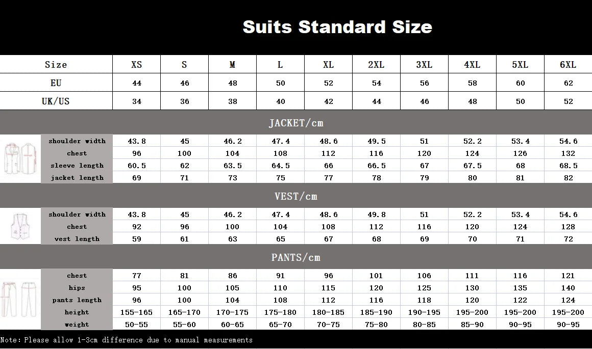 Classic Formal Men's Business Tuxedo 3 Pieces Blazer Vest Pants Classy Blue Suit Set For Men Wedding Party Guest Outfit