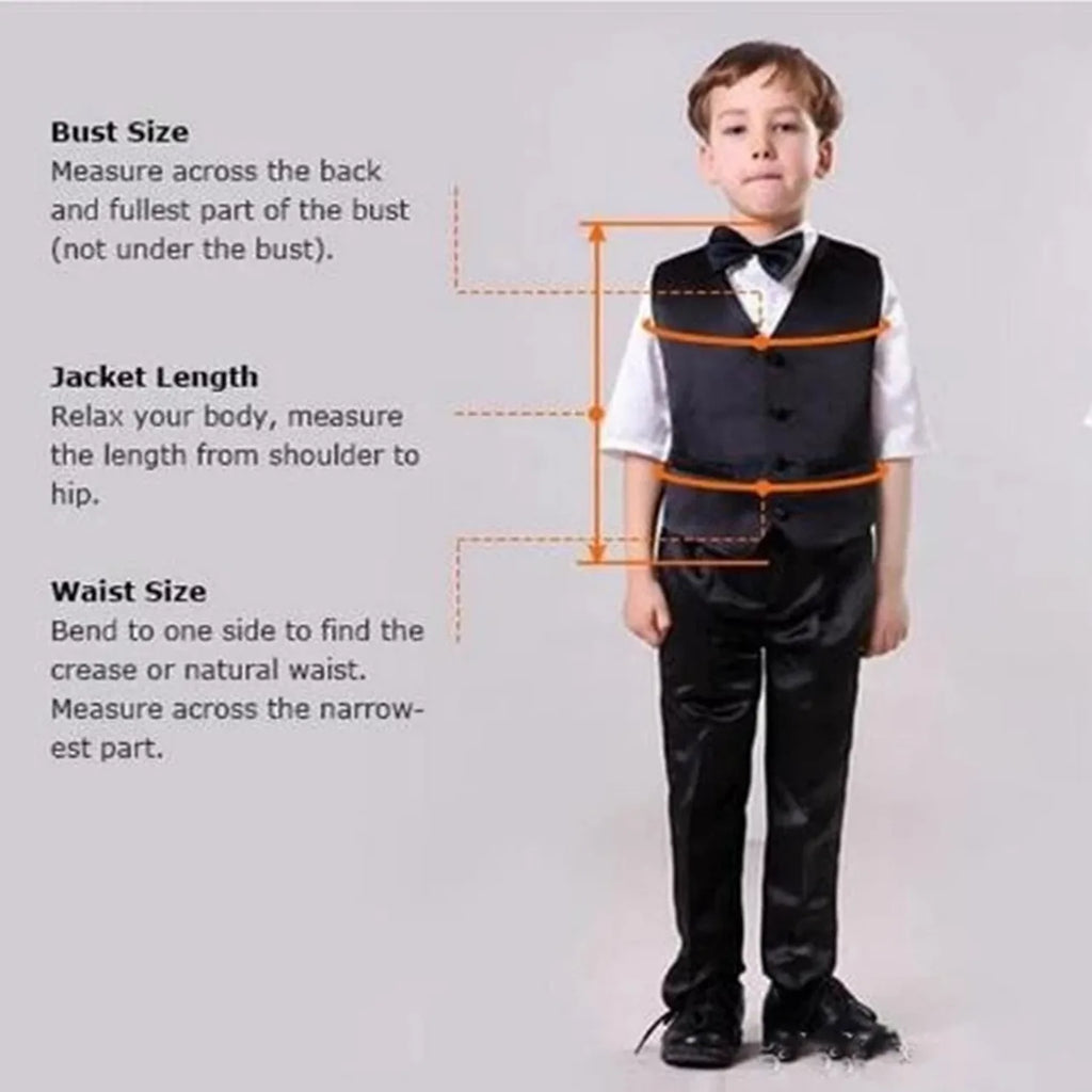 Suit for Boys Wedding Tuxedo 2-piece Kids Blazer Colorblock Design Suit 2-16 years old Custom Outfit