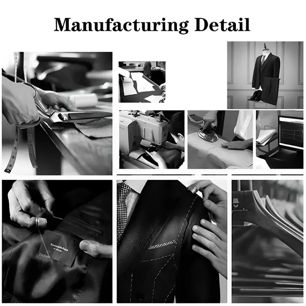 Elegant Ivory Tuxedo Suit for Men 3 Piece Set Jacket Vest Pants Classic Attire for Wedding Dating Host Prom Ball Party Dress