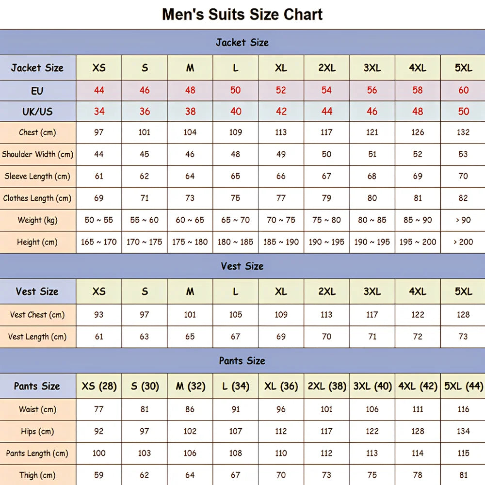 Elegant Ivory Tuxedo Suit for Men 3 Piece Set Jacket Vest Pants Classic Attire for Wedding Dating Host Prom Ball Party Dress