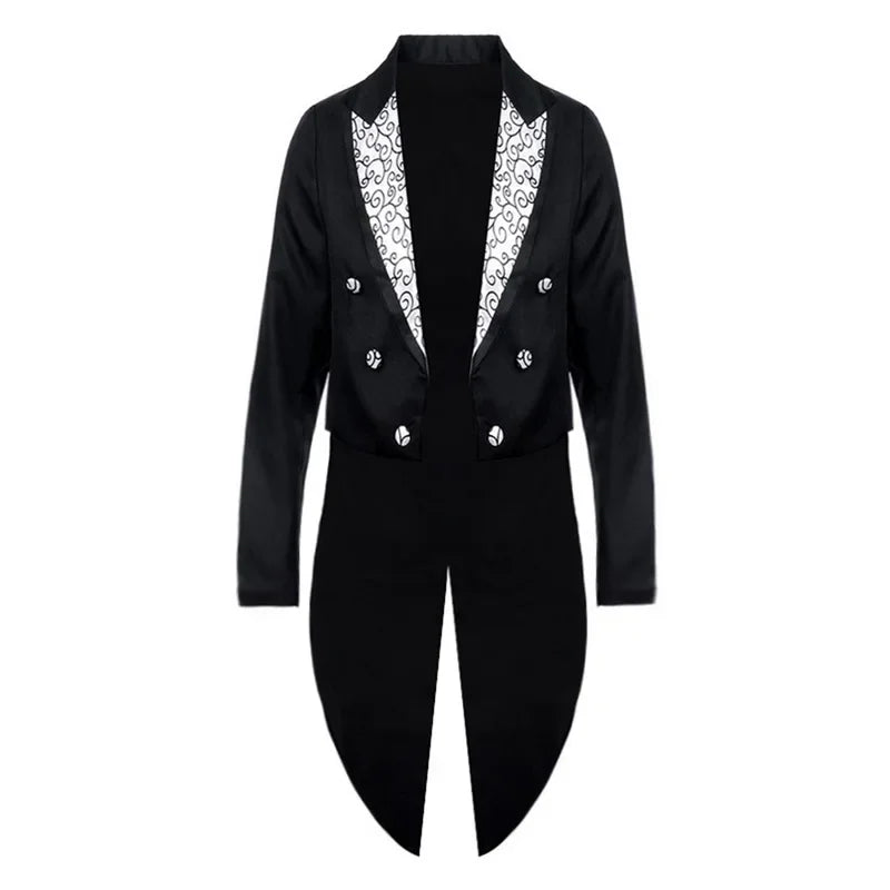 Men's Tuxedo Suits Set Classic Formal Tailcoat Tuxedo 2 Pcs Sets Women Fashion Party Wedding Prom Clothing Male (Jacket+Pants)