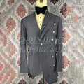 2025 Tuxedo Black Men Suits Wedding Groom Slim Fit Asymmetry Blazer Terno Masculino Prom 2Pieces Costume Homme Jacket+Pant Set