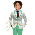 Suit for Boys Wedding Tuxedo 2-piece Kids Blazer Colorblock Design Suit 2-16 years old Custom Outfit