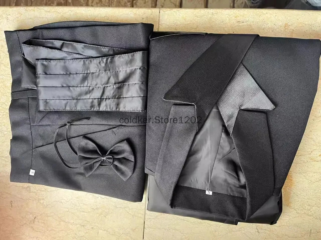 Men's Tuxedo Suits Set Classic Formal Tailcoat Tuxedo 2 Pcs Sets Women Fashion Party Wedding Prom Clothing Male (Jacket+Pants)